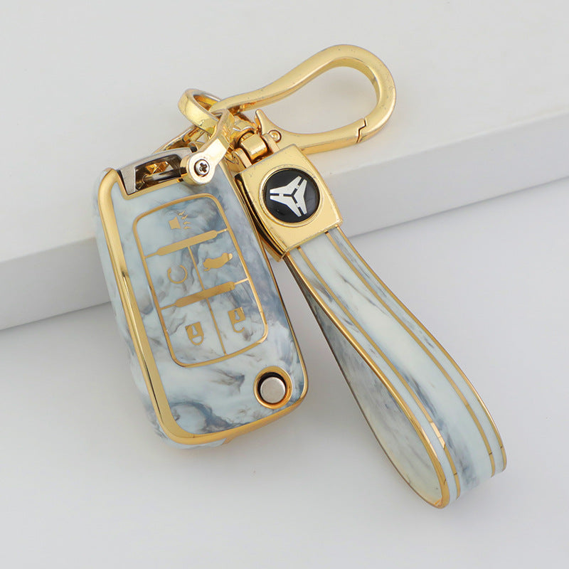 Buick Case Gold Inlaid With Jade