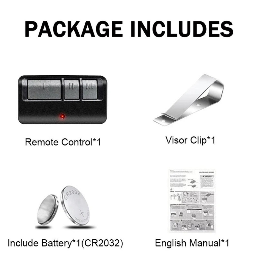 Premium 5-teiliges Garagentor-Fernbedienungsset für Liftmaster/Chamberlain/Craftsman 893LM 893Max – Reibungsloser Betrieb und Kompatibilitätsgarantie