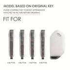 Kia Leder-Autoschlüsselhülle für 5, 6, 7, 8 und 9 Tasten