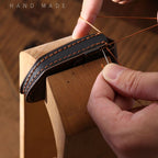 Carsine Toyota Leather Car Key Cover Black / Type A