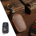 Toyota RAV4, Corolla, Avalon, Camry, Levin, IZOA, CHR Leather Car Key Cover 2,3 Button