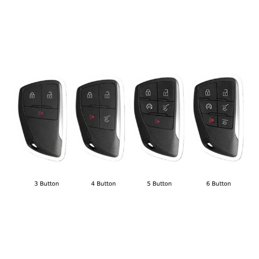 Buick Envision Leather Car Key Cover 3,4,5,6 Button
