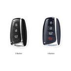 Hyundai IX45 Leather Car Key Cover 3,4 Button