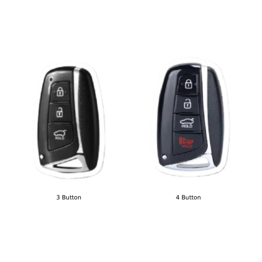 Hyundai IX45 Autoschlüsselhülle aus Leder mit 3 und 4 Tasten