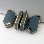 Carsine Kia Car Key Case Golden Edge Grey / Key case