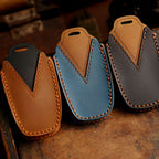 Étui de clé en cuir pour Lincoln Navigator Explorer Aviator, 5 boutons