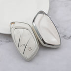 Carsine MG Car Key Case Silver Edge White / Key case