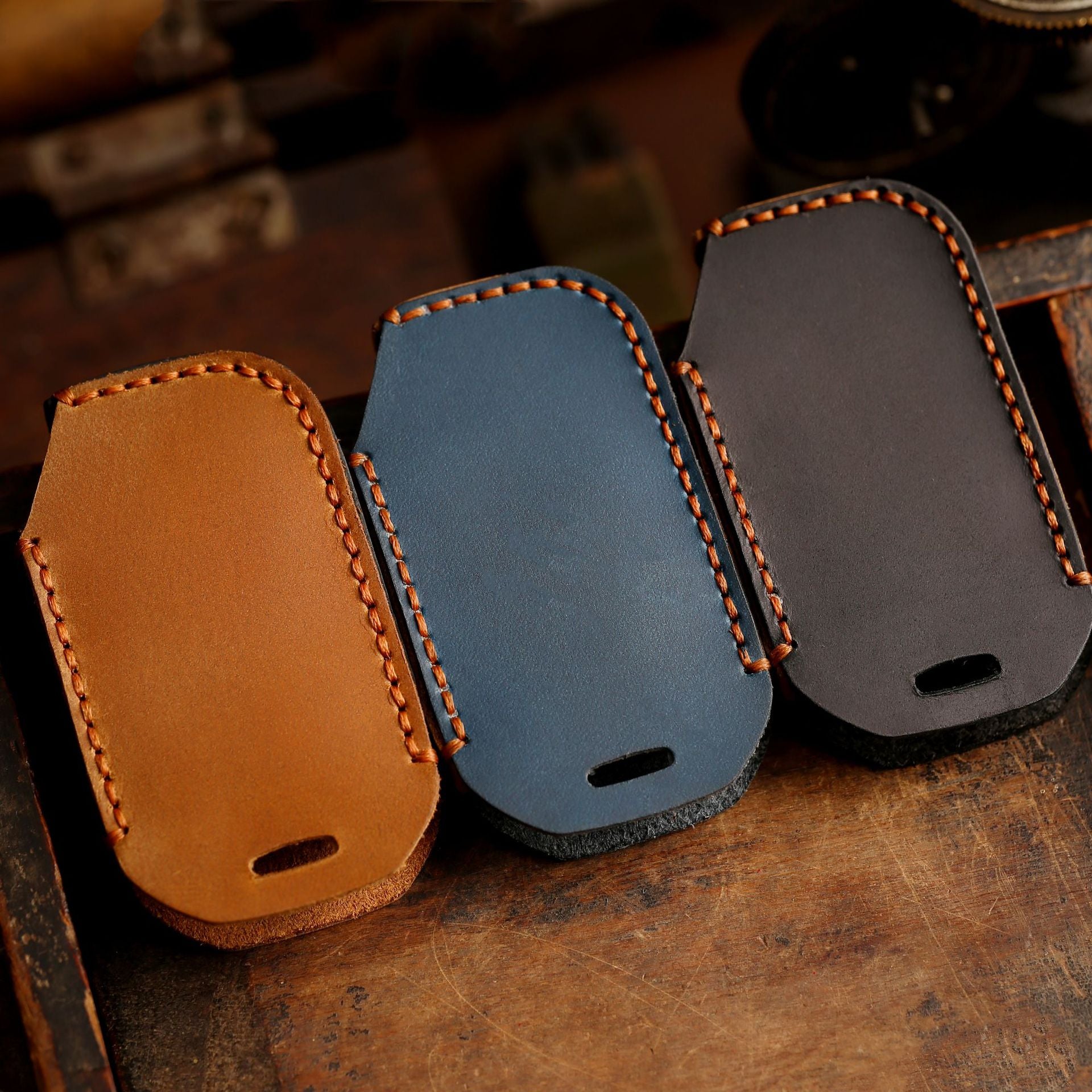 Étui de clé de voiture en cuir pour Kia Sorento