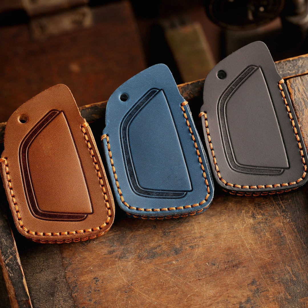 Buick Envision Leder-Autoschlüsselhülle für 3, 4, 5 und 6 Tasten