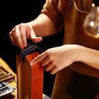 Luxuriöse Genesis-Schlüsselhülle – Handgefertigter Lederschutz