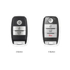 Kia K3 K4 K5 KX3 KX57 Autoschlüsselhülle aus Leder mit 3 und 4 Tasten