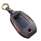 Carsine BMW X7 325LI 525 X3 Leather Car Key Cover Black