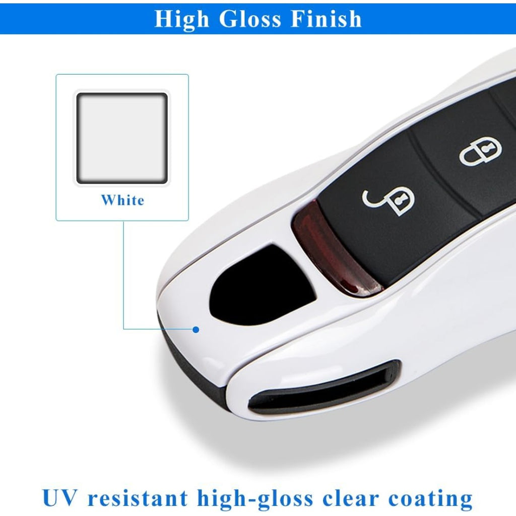 Porsche Schlüsselgehäuse-Ersatz, 3-teilig, lackierte Schlüsselabdeckung 