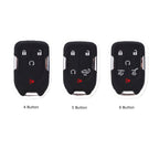 GMC Chevrolet Leder-Autoschlüsselhülle mit 4, 5 oder 6 Tasten