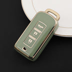 Carsine Mitsubishi Car Key Case Golden Edge Green / Key case